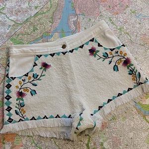 Retrofete Beaded Shorts Sz. M